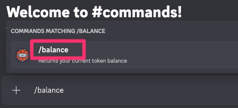 Discord bot - Command setting - command