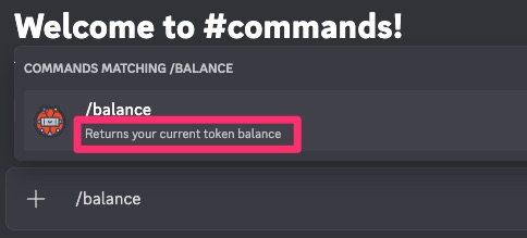 Discord bot - Command setting - command