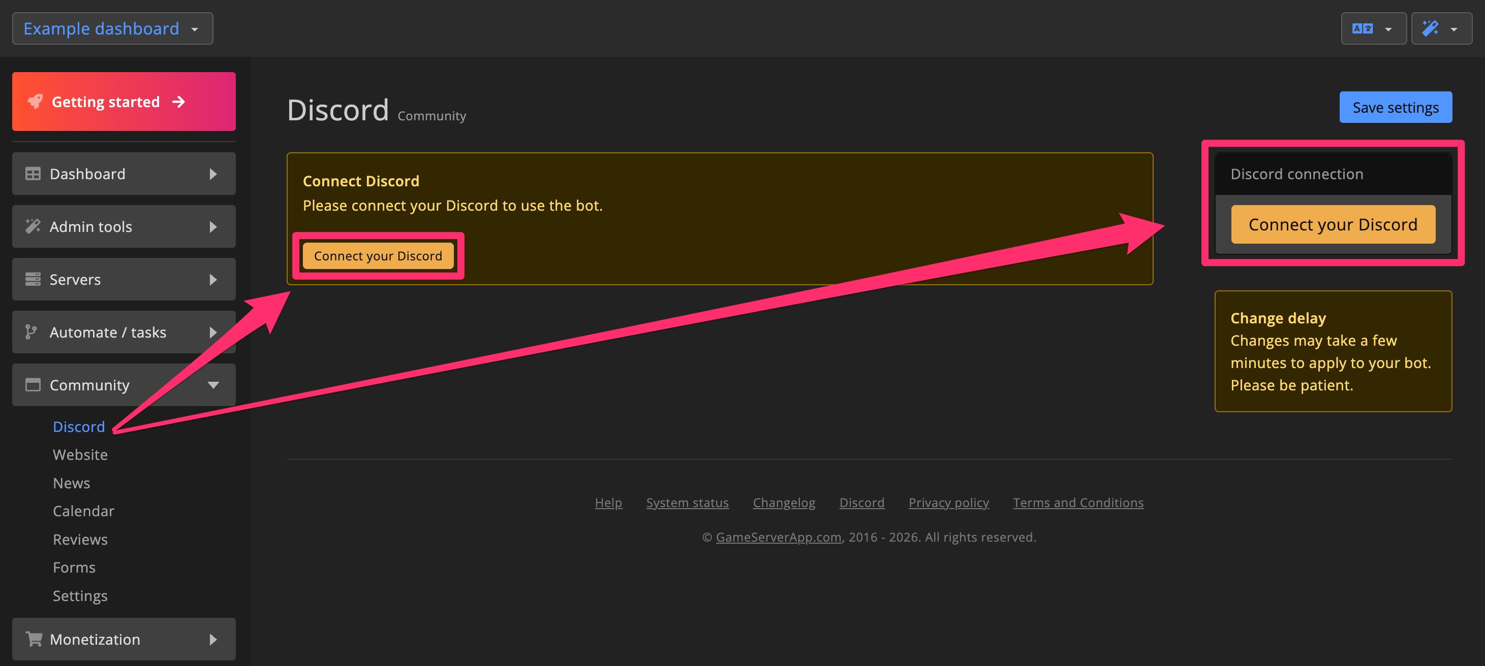 Discord bot - Connect discord 1