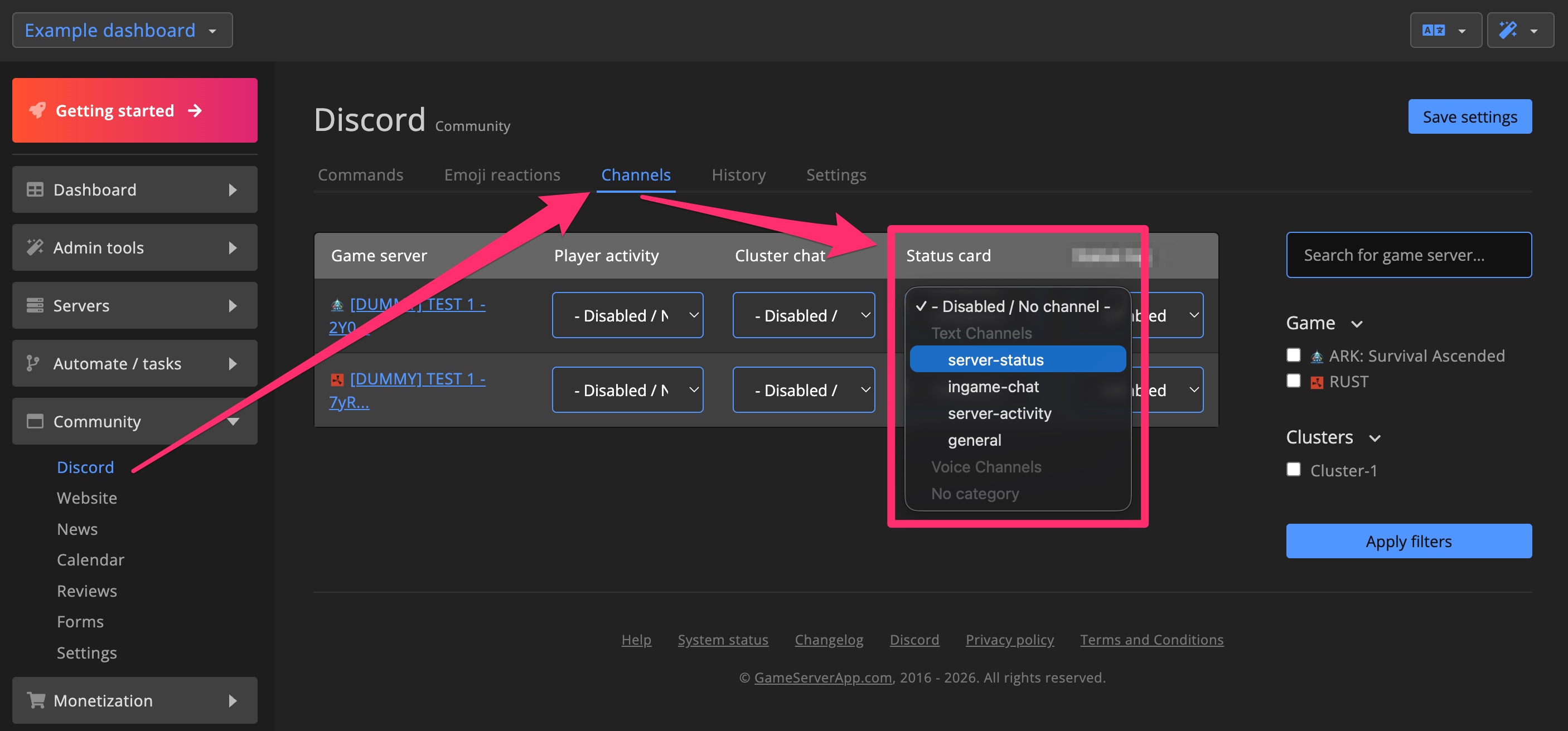 Discord bot - Player join / leave