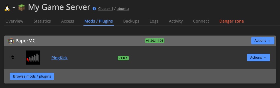 Mods &amp; plugins - install plugin 4