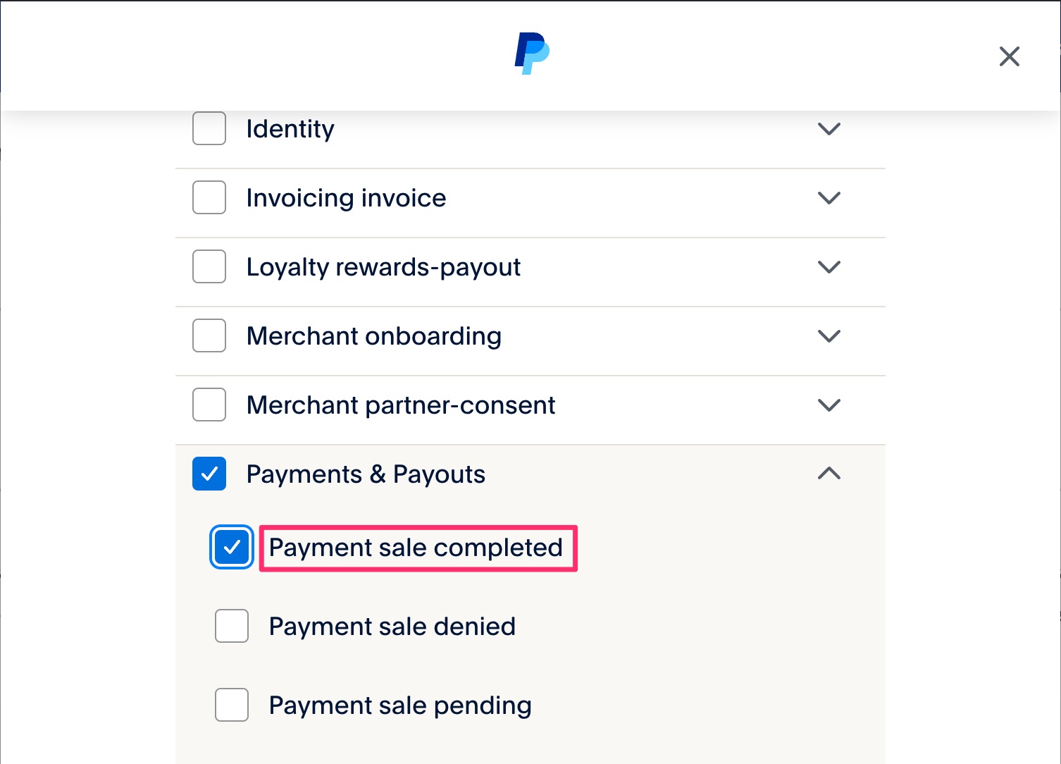 Monetization - Payment Service Provider - Set up PayPal webhook 4